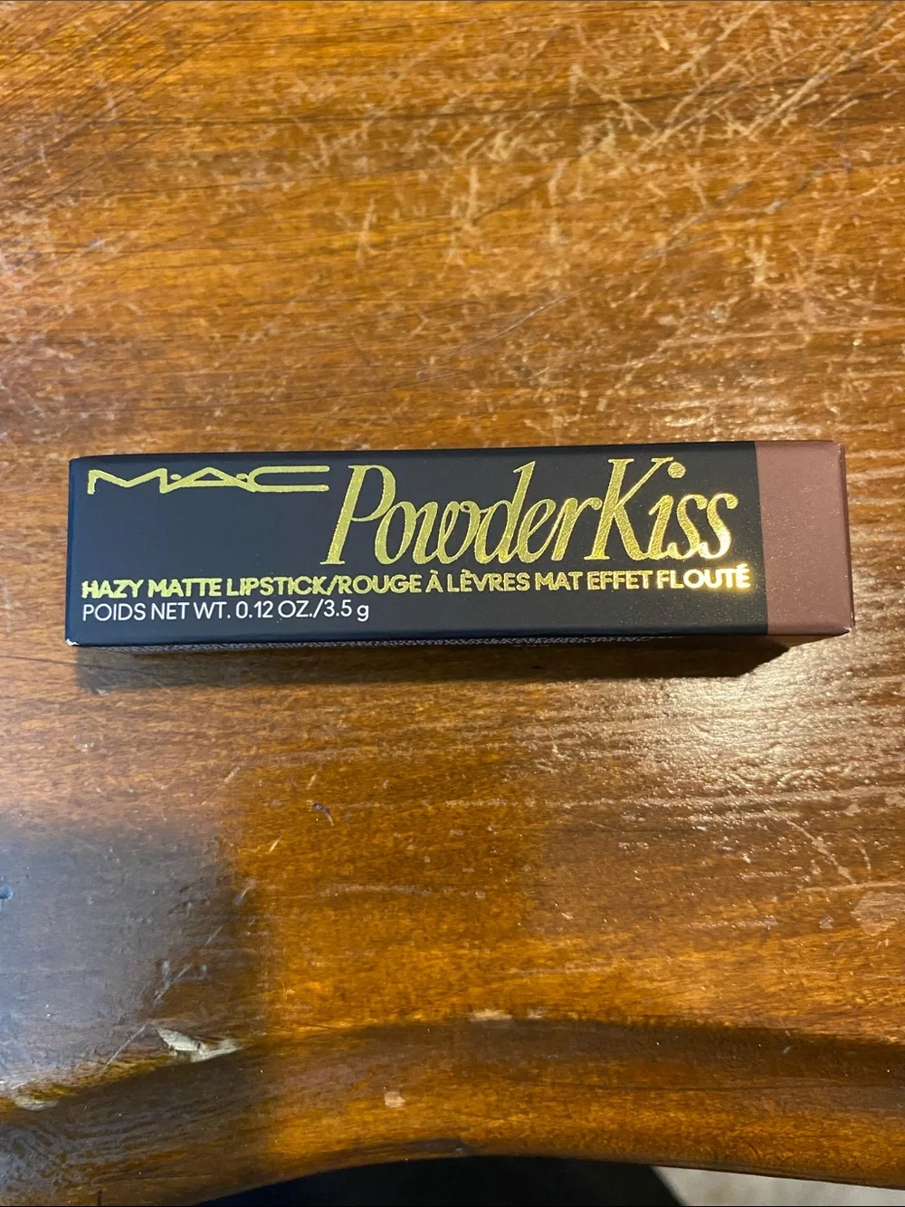 MAC Cosmetics Powder Kiss Hazy Matte Lipstick - Mauve Brown